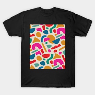 Abstract pattern 80s style T-Shirt